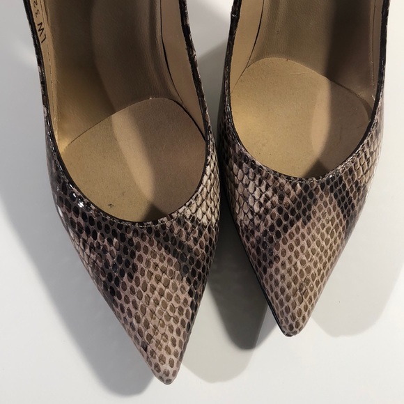 Stuart weitzman 4 inch snakeskin leather heels - Picture 8 of 8